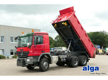 Camion benne Mercedes-Benz 3344 Actros, 6x6, Allrad, Meiller, Klima, Schalt