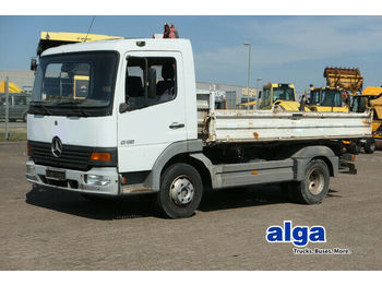 Camion benne Mercedes-Benz 815 K Atego 4x2, Meiller Kipper, ABS, weiß