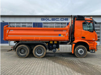 Camion benne Mercedes-Benz AROCS 2653 6x4 BB Kipper Meiller Bordmatic TOP