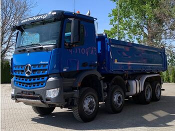 Camion benne Mercedes-Benz AROCS 4145 8x6 Euro6 Meiller Kipper