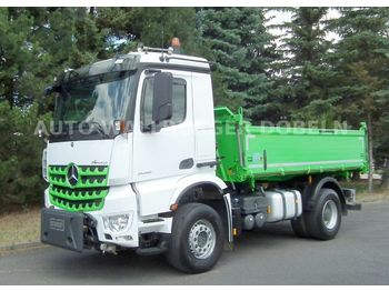 Camion benne Mercedes-Benz AROCS / ACTROS 2045 + MEILLER 3.-S-KIPP. Tieflad