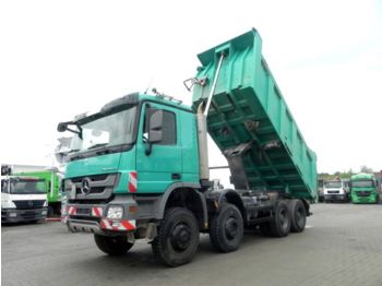 Camion benne Mercedes-Benz Actros 4141 8x8 4 Achs Muldenkipper Meiller 17m³