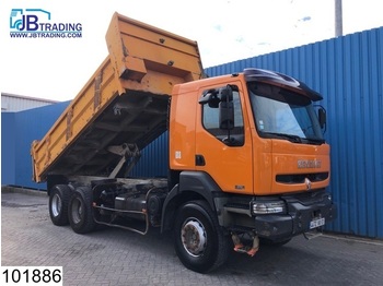 Camion benne Renault Kerax 370 6x4, Manual, Airco, Steel suspension, Analoge tachograaf, Hub reduction