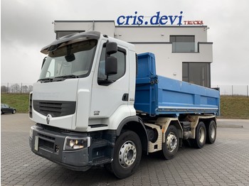 Camion benne Renault Lander 410 8x4 Zweiseitenkipper Bordmatik links