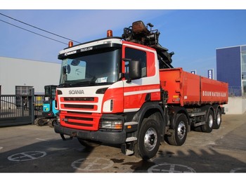 Camion benne Scania P380 - HIAB 200C