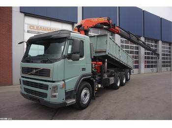 Camion benne Volvo FM 400 Palfinger 27 ton/meter laadkraan