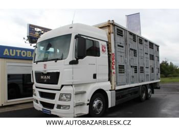 Camion bétaillère MAN MAN TGX 26.400 6x2 MANUÁL RETARDÉR EURO V