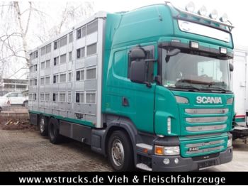 Camion bétaillère Scania R 440 Topline KABA 4 Stock Hubdach