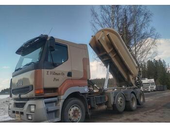 Sisu E14 8x2 kippipainepytty+kompura  - camion citerne