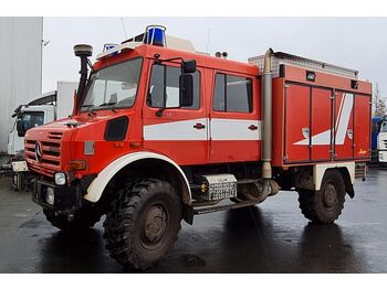 Unimog U4000 4x4 ALLRAD Feuerwehr DOKA Löschfahrzeug  - camion citerne