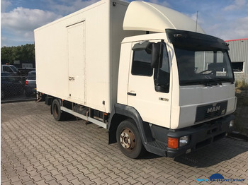 Camion fourgon MAN 8.153 blad-laadklep L2000
