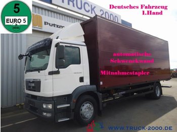 Camion fourgon MAN TGM 18.250 el.Schwenkwand Mitnahmestapler 1.Hand