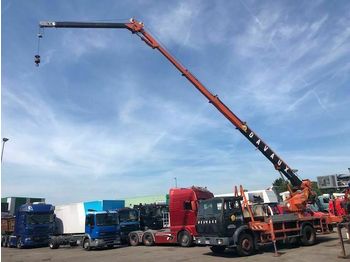 Camion fourgon Mercedes-Benz 1820 FULL STEEL, BOCKER CRANE AN REMOTE CONTROLE