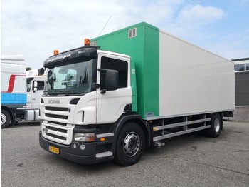 Camion fourgon Scania P230 4x2 Dagcabine Euro3 - Hertoghs opbouw 7.5M - Achtersluitklep 1500kg - 2 zijdeuren - 3/2020 APK