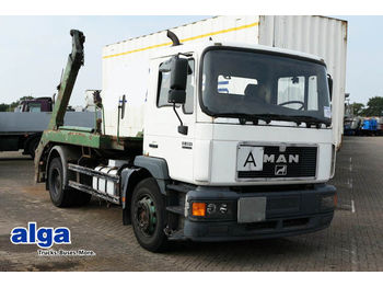 Camion multibenne MAN 18.224, Meiller AK11MT Absetzer, AHK.