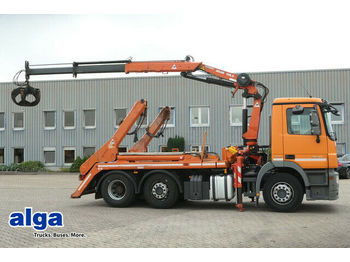 Camion multibenne Mercedes-Benz 2641 Actros 6x2, VDL P18 Absetzter, Atlas Kran
