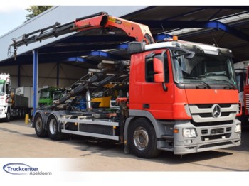 Camion multibenne Mercedes-Benz Actros 2544, 20 t/m Palfinger, Euro 5, 6x2