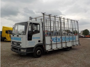 Camion plateau Iveco Eurocargo 60 E 12 (STEEL SUSPENSION / BELGIAN TRUCK)