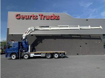 Camion plateau Mercedes-Benz ACTROS 3755+HIAB 1055 EP-6 HIPRO KRAAN/KRAN/CRAN