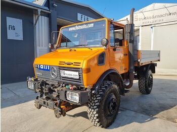 Camion plateau Mercedes-Benz UNIMOG U1650 4x4 stake body