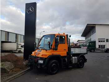 Camion plateau Unimog Mercedes-Benz U300 4x4 Hydraulik Standheizung