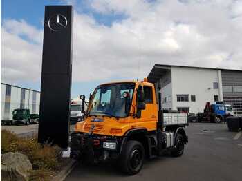 Camion plateau Unimog Mercedes-Benz U300 4x4 Hydraulik Standheizung