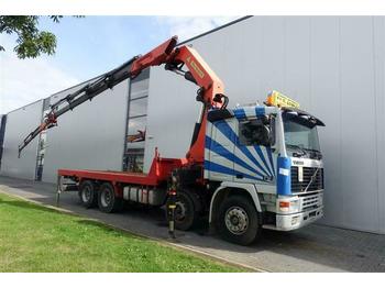 Camion plateau Volvo F12.400 8X2 PALFINGER PK45000 MANUAL FULL STEEL