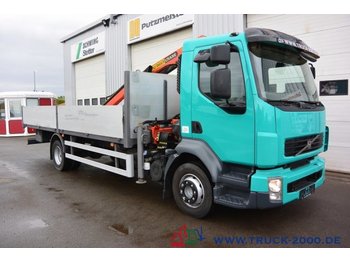 Camion plateau Volvo FL7 240 Kran Palfinger PK8500A Original 92364 km
