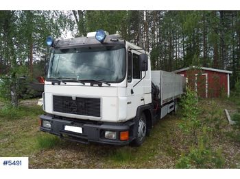 Camion plateau ridelle MAN 15 232
