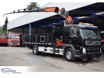 Camion plateau ridelle Volvo FM 9 - 260, 21 t/m Palfinger, Steel springs, Manuel
