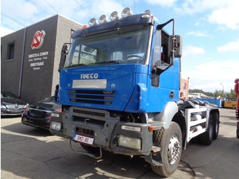 Camion porte-conteneur/ caisse mobile Iveco Eurotrakker 440 6x4 cursor 13