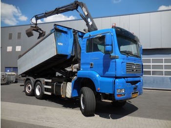 Camion porte-conteneur/ caisse mobile MAN 28.430, 6x4*4, HMF 1460, Haak-arm, Container