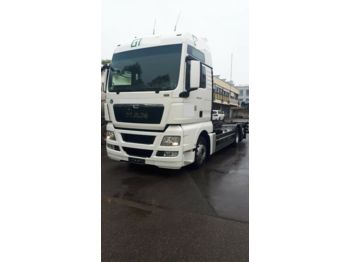 Camion porte-conteneur/ caisse mobile MAN 5 X TGX 26440 FLL XXL BDF Twistl. Lenkachse EEV