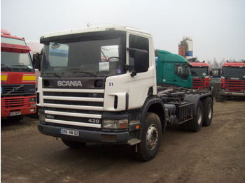 Scania 114 340 6x4 - Camion porte-conteneur/ Caisse mobile