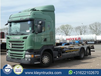 Camion porte-conteneur/ caisse mobile Scania R410 hl 6x2*4 retarder