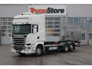 Camion porte-conteneur/ Caisse mobile Scania R490 BDF BDF