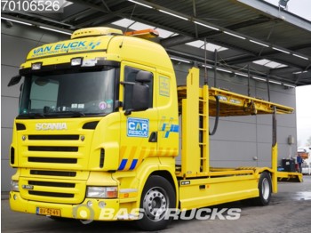 Camion porte-voitures Scania R380 4X2 Standklima Euro 4 GS-Meppel Aufbau