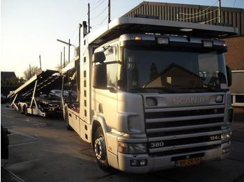Scania sc114-380 euro 3 ret - Camion porte-voitures
