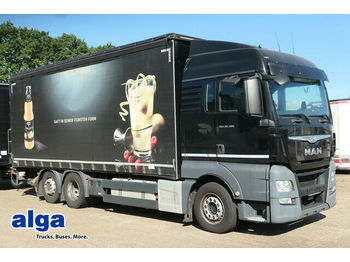 Camion pour le transport de boissons MAN 26.480 TGX LL 6x2,Pritsche-Plane,LBW/AHK/Klima