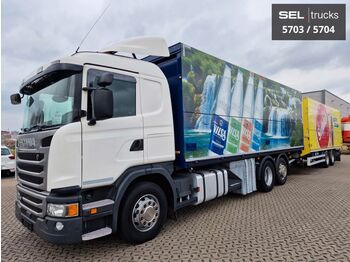 Scania G410 LB6X2*4MNB / Retarder / Lenkachse  - camion pour le transport de boissons