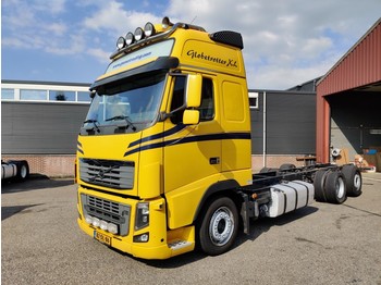 Châssis cabine Volvo FH16 600 6X2 Euro 5 - Lift as - Stand Airco - 8.15M chassis - Dubbele Alu Tanks - TOP! - 4/2020 APK