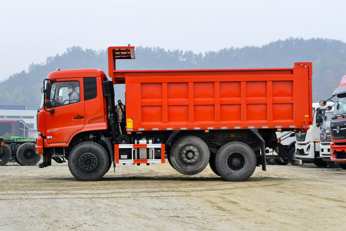 Camion benne neuf DONGFENG 6x2 Dumper Truck  245HP 8-Wheeler Tipper Truck  4.3m Cargo Body: photos 3