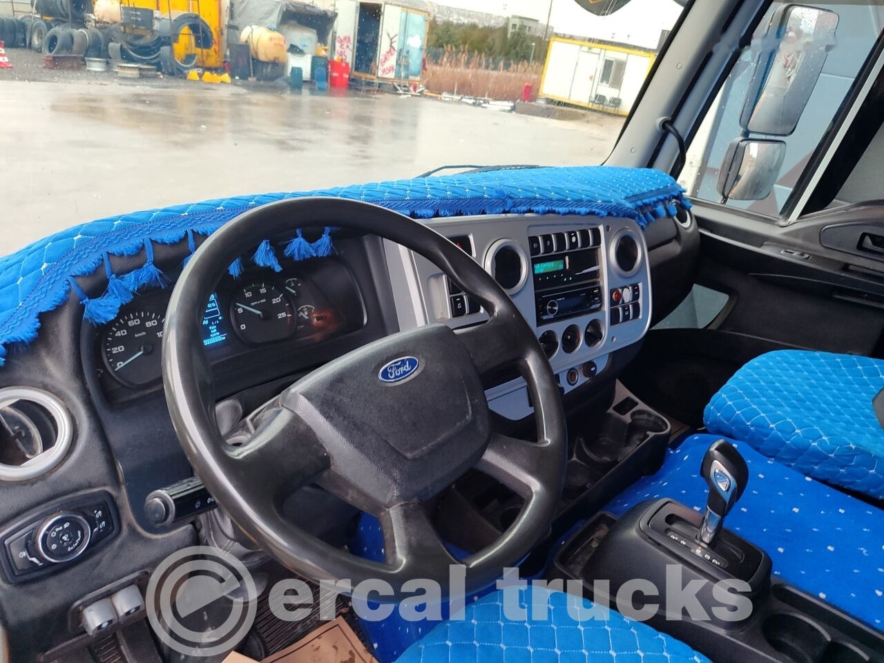Camion benne Ford 2018 CARGO 4142 D E6 AC AUTO HARDOX TIPPER: photos 13
