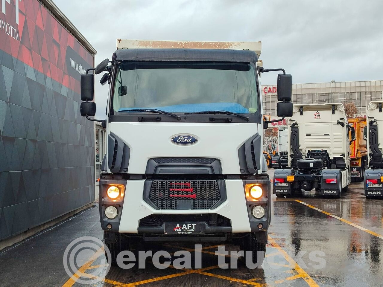 Camion benne Ford 2018 CARGO 4142 D E6 AC AUTO HARDOX TIPPER: photos 2