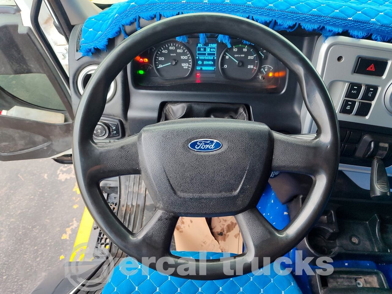Camion benne Ford 2018 CARGO 4142 D E6 AC AUTO HARDOX TIPPER: photos 10
