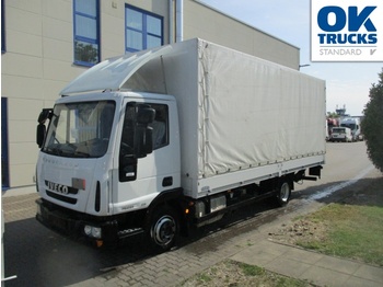 Camion à rideaux coulissants IVECO Eurocargo ML75E21/P Euro6 Klima Luftfeder ZV: photos 1