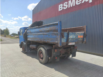 Camion benne, Camion grue MAN 16.168 dump truck + crane: photos 4