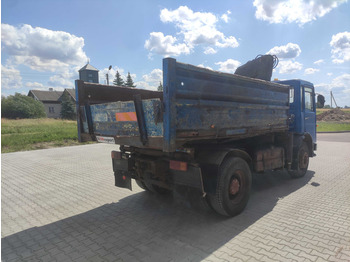 Camion benne, Camion grue MAN 16.168 dump truck + crane: photos 3