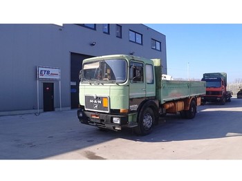Camion plateau MAN 19.272 (BIG AXLE / FULL STEEL SUSPENSION / 6 CYLINDER WITH MANUAL PUMP): photos 1