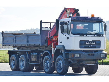 Camion benne, Camion grue MAN 41.460 *FASSI F270AC.26 * 8x8 ! TOPZUSTAND: photos 3